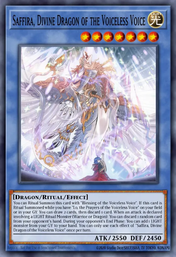 Saffira, Divine Dragon of the Voiceless Voice