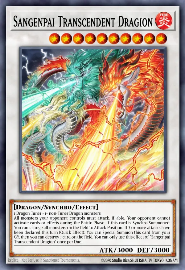 Sangenpai Transcendent Dragion