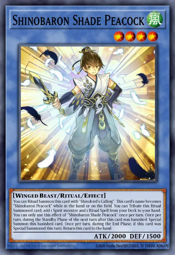 Shinobaron Shade Peacock