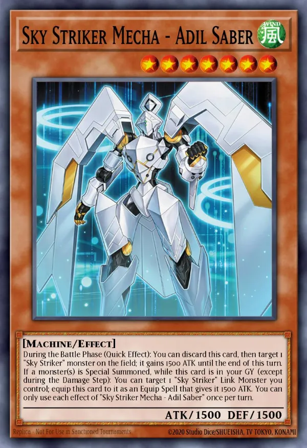 Sky Striker Mecha - Adil Saber