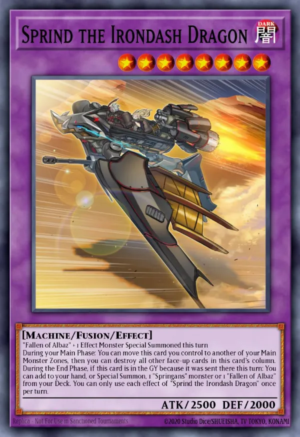 Sprind the Irondash Dragon