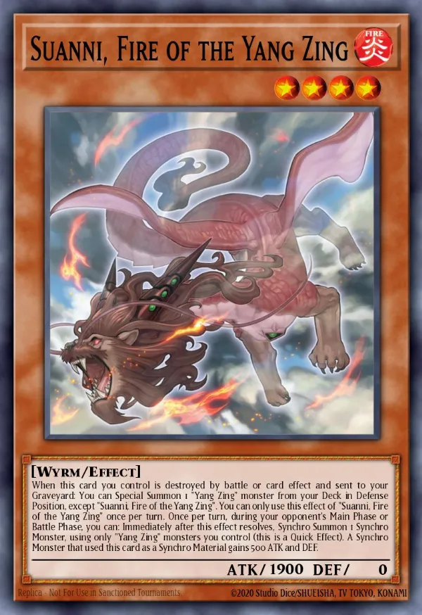 Suanni, Fire of the Yang Zing