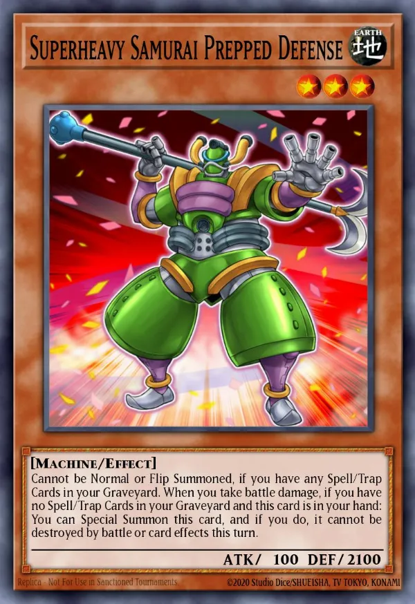 Superheavy Samurai Prepped Defense