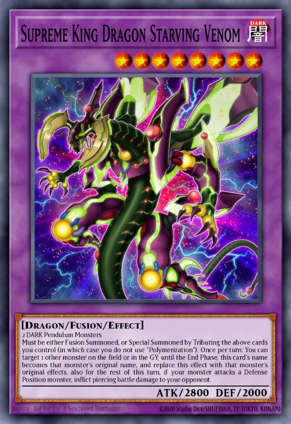 Supreme King Dragon Starving Venom