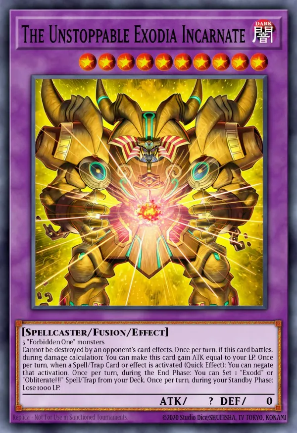 The Unstoppable Exodia Incarnate