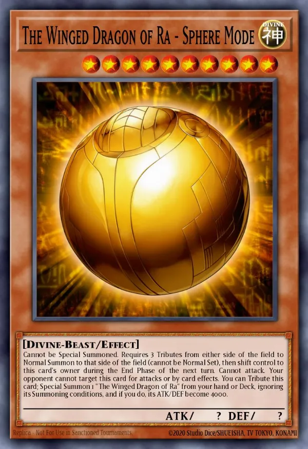 The Winged Dragon of Ra - Sphere Mode