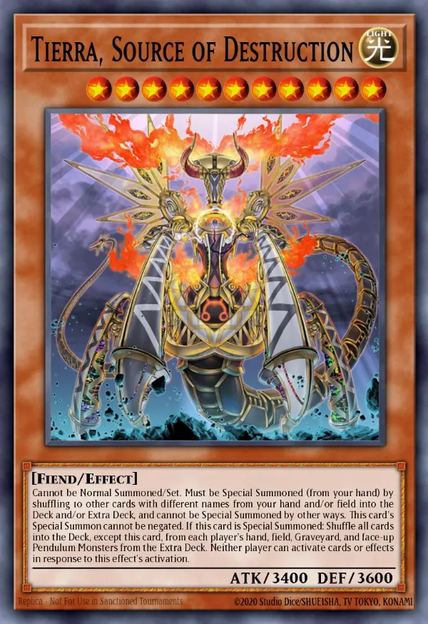 Tierra, Source of Destruction