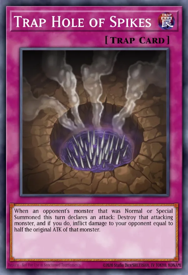 Trap Hole of Spikes