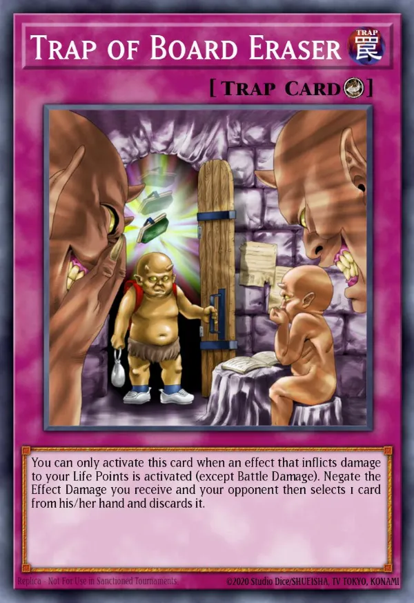 Trap of Board Eraser