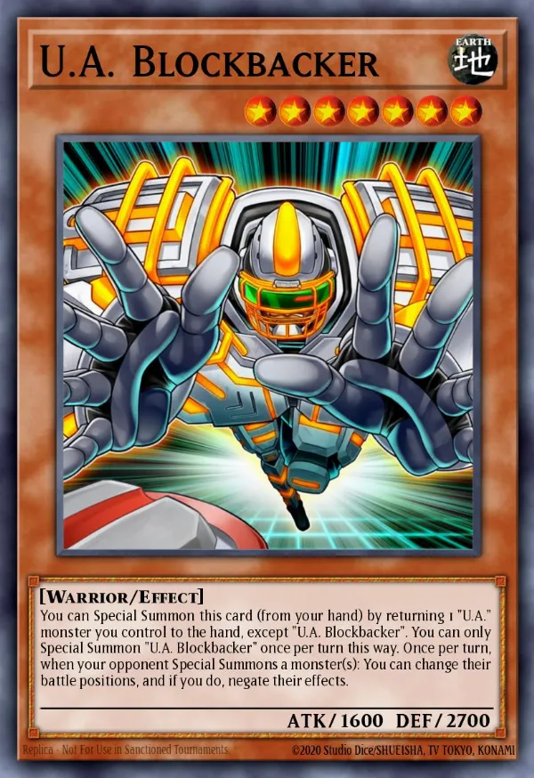 U.A. Blockbacker