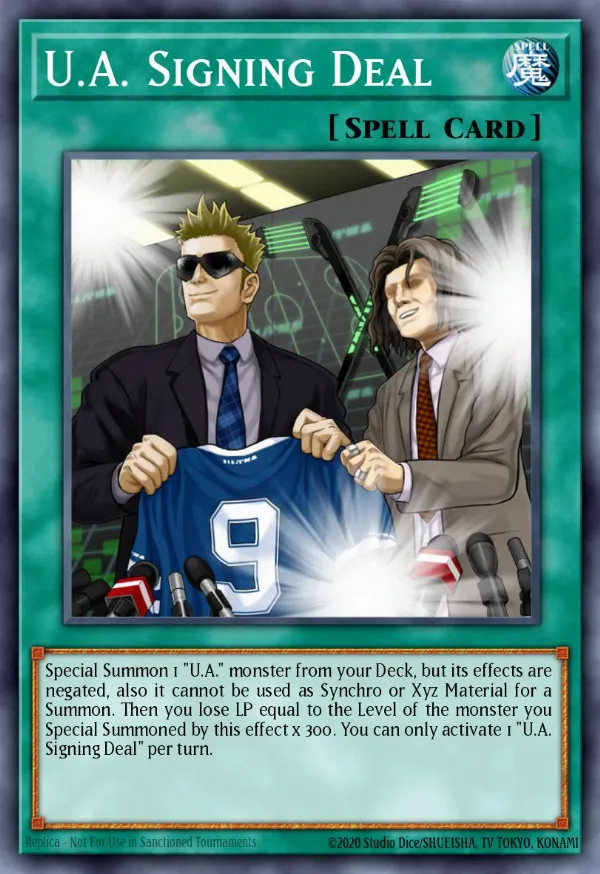 U.A. Signing Deal