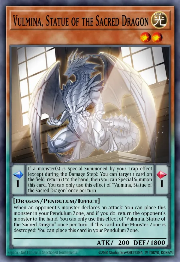 Vulmina, Statue of the Sacred Dragon