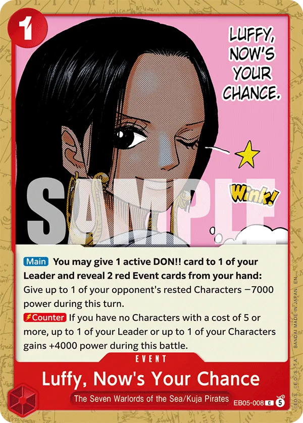 Luffy, Now's Your Chance
