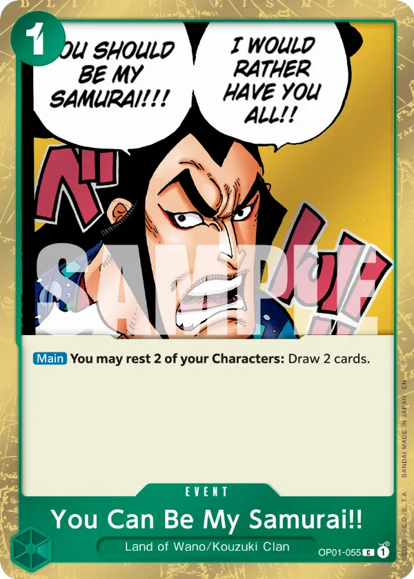 You Can Be My Samurai!!