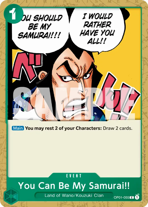 You Can Be My Samurai!!